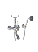 Bugnatese Oxford termosztátos kádcsaptelep zuhanyszettel, kr