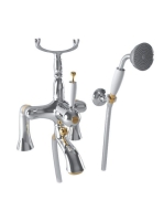 Bugnatese Oxford kádperemre szerelhető kádcsaptelep zuhanysz