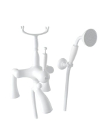 Bugnatese Oxford kádperemre szerelhető kádcsaptelep zuhanysz