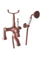 Bugnatese Oxford kádperemre szerelhető kádcsaptelep zuhanysz