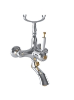 Bugnatese Oxford kádcsaptelep, króm/arany 6308CRDO - Fürdősz