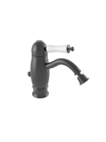 Bugnatese Oxford bidé csaptelep leeresztővel, matt fekete 63