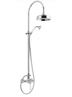 Bugnatese Oxford falon kívüli zuhanyrendszer, króm 6336CCR -