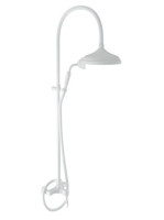 Bugnatese Oxford falon kívüli zuhanyrendszer, matt fehér 633