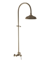 Bugnatese Oxford zuhanyrendszer, bronz 6349BR - Fürdőszoba -