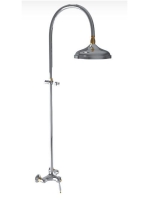 Bugnatese Oxford zuhanyrendszer, króm/arany 6349CRDO - Fürdő