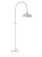 Bugnatese Oxford zuhanyrendszer, matt fehér 6349BI - Fürdősz