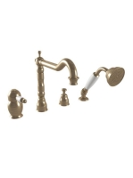 Bugnatese Oxford kádperemre szerelhető 4-lyukú kádcsaptelep,