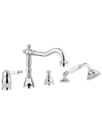 Bugnatese Oxford kádperemre szerelhető 4-lyukú kádcsaptelep,