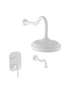 Bugnatese Oxford falsík alatti zuhanyszett kádkifolyóval, ma