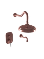 Bugnatese Oxford falsík alatti zuhanyszett kádkifolyóval, ra