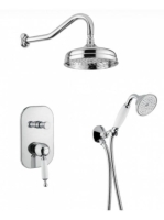 Bugnatese Oxford falsík alatti zuhanyrendszer, króm 6374CR -