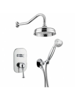 Bugnatese Denver falsík alatti zuhanyrendszer, matt bronz 64