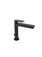 Bugnatese Simple mosdócsaptelep leeresztővel, matt fekete 66