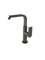 Bugnatese Simple bidé csaptelep leeresztővel, grafit fekete