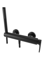 Bugnatese Simple zuhanycsaptelep zuhanyszettel, matt fekete