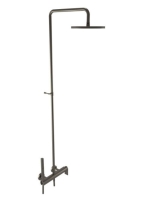 Bugnatese Simple zuhanyrendszer, grafit fekete 6642CGF - Für