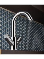 Bugnatese Moon mosdócsaptelep click-clack leeresztővel, króm