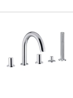 Bugnatese Moon peremre szerelhető 5 lyukas kádcsaptelep, mat