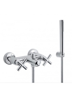 Bugnatese Rodos kádcsaptelep zuhanyszettel, króm 7300CR - Fü