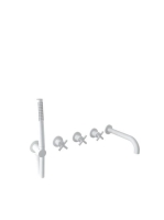 Bugnatese Rodos falsík alatti zuhanyrendszer, matt fehér 731