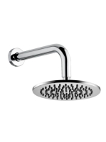 Bugnatese Kobuk fejzuhany szett 20cm, króm 79848CR - Fürdősz