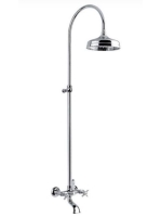 Bugnatese Princeton zuhanyrendszer kádkifolyóval, króm/arany