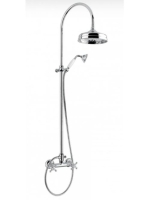 Bugnatese Arcadia zuhanyrendszer, króm/arany 8347CCRDO - Für