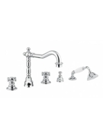 Bugnatese Arcadia peremre szerelhető 5-lyukas kádcsaptelep,