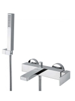 Bugnatese Tetris kádcsaptelep zuhanyszettel, króm 9102CR - F