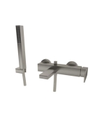 Bugnatese Tetris kádcsaptelep zuhanyszettel, szálcsiszolt ni