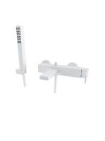 Bugnatese Tetris kádcsaptelep zuhanyszettel, matt fehér 9102