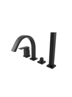 Bugnatese Tetris peremre szerelhető 4 lyukas kádcsaptelep, m