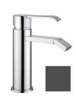 Bugnatese Tess bidécsaptelep leeresztővel, matt fekete 9623N