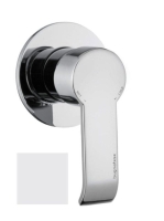 Bugnatese Tess egykaros zuhanycsaptelep, matt fehér 9630BI -