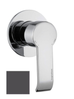 Bugnatese Tess egykaros zuhanycsaptelep, matt fekete 9630NE