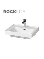 Cersanit Crea 50 Rocklite beépíthető kerámia mosdó K114005 -