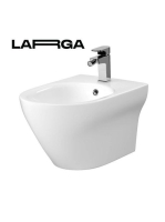 Cersanit Larga fali bidé 52x35,5cm, fehér K120-006 - Fürdősz