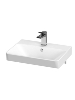 Cersanit Mille kerámia mosdó 50,5x38 cm, fehér K675-004 - Fü