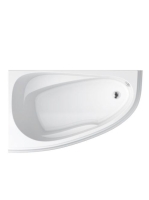 Cersanit Joanna New 160x95 balos aszimmetrikus akril kád S30