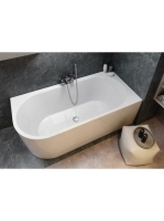 Cersanit Crea jobbos akril kád 170x82 krómozott Click-Clack