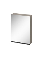 Cersanit Virgo szürkés tölgy tükrös szekrény 60, fekete foga