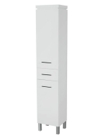 Cersanit Olivia 180 álló szekrény szennyeskosárral, krómozot