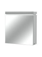 Cersanit Olivia tükrös szekrény LED világítással, fényes feh