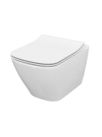 Cersanit City szögletes perem nélküli fali WC csésze rejtett