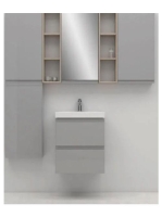 Cersanit Moduo 50 szürke szekrény kerámia mosdóval S801-219-