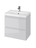Cersanit Moduo Slim 60 szekrény keskeny mosdóval, szürke S80