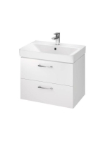 Cersanit Lara 60 alsószekrény Mille kerámia mosdóval, fényes
