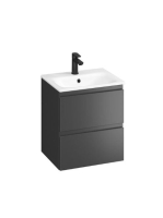 Cersanit Moduo 2 fiókos mosdószekrény 50x40 cm, kerámia mosd