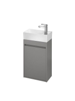 Cersanit Crea fali alsószekrény 40 cm-es mosdóhoz, matt szür